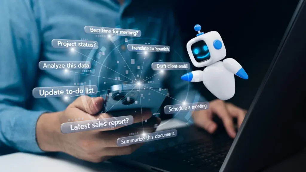 " AI Productivity Tools assisting with content creation and workplace tasks"