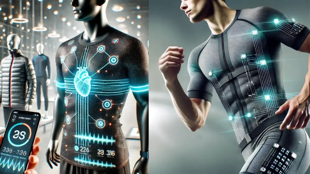 AI-powered smart clothing with integrated sensors and wearable technology